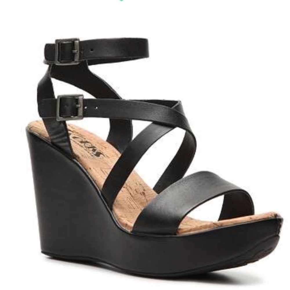 Korks by Kork-Ease Kaylen Leather Wedges
